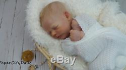 PAPER CITY DOLLS Reborn Doll Just Born Reborn Realborn Baby Everest James