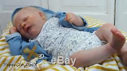 PAPER CITY DOLLS Reborn Doll Just Born Reborn Realborn Baby Everest James