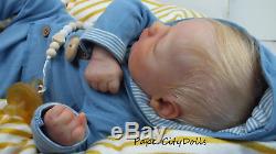 PAPER CITY DOLLS Reborn Doll Just Born Reborn Realborn Baby Everest James