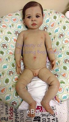 PRICE REDUCTION! Exquisite Full Body Silicone baby girl 3 months (big girl)