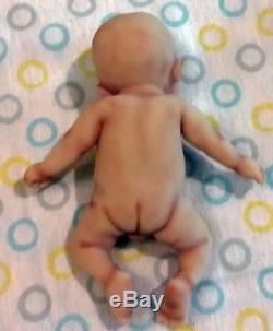 Painted Micro Full Body Silicone Baby Boy Doll Gabriel