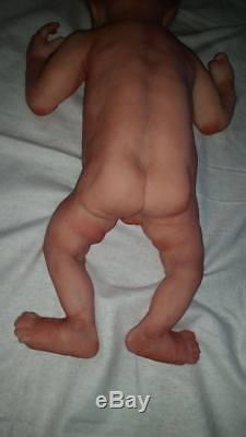 Painted Newborn Full Body Silicone Baby Girl Hadley