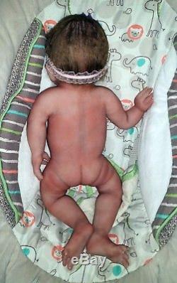 Painted & Rooted Newborn Full Body Silicone Baby Girl Brianna