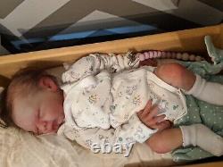 Partial Silicone Reborn Baby Girl Doll By Sherry Bowdens