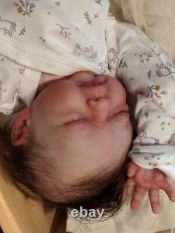 Partial Silicone Reborn Baby Girl Doll By Sherry Bowdens