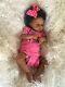 Pinky Reborn Baby Doll Black Girl 20 Inch Realistic Newborn Baby Dolls Realis