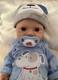 Platinum Silicone Ivanti Smiling Reborn Baby Boy 18 Inches 6 Pounds