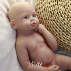 Popular Chubby Baby Boy 19 Full Body Silicone Lifelike Reborn Baby Doll Newborn