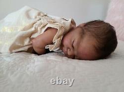 Pre owned, Rare, Ethnic Reborn Doll Everleigh by Laura Lee Eagles