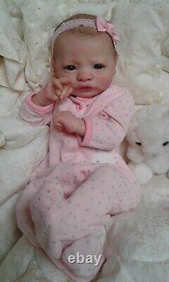 QUEEN'S CRIB OOAK REBORN BABY GIRL DOLL PRINCESS! PRESLEY SOLD OUT kit
