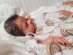 RARE SOLE Reborn Baby Doll Isabella, Nikki Johnston By LUNARLULLABABIES Biracial