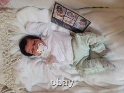 RARE SOLE Reborn Baby Doll Isabella, Nikki Johnston By LUNARLULLABABIES Biracial