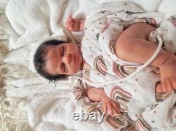 RARE SOLE Reborn Baby Doll Isabella, Nikki Johnston By LUNARLULLABABIES Biracial