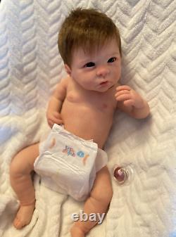 READY TO SHIP NOW! Chloe Reborn Baby Linda murray doll lifelike girl full body