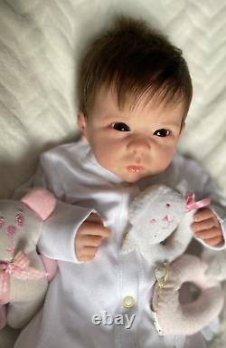 READY TO SHIP NOW! Chloe Reborn Baby Linda murray doll lifelike girl full body