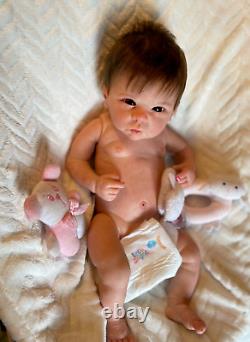 READY TO SHIP NOW! Chloe Reborn Baby Linda murray doll lifelike girl full body