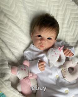 READY TO SHIP NOW! Chloe Reborn Baby Linda murray doll lifelike girl full body