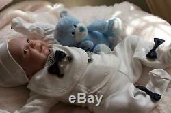 REBORN BABY DOLL GINGER NICE BOX OPENING ARTIST OF 9yrs MARIE / SUNBEAMBABIES