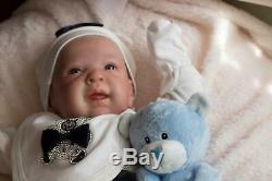 REBORN BABY DOLL GINGER NICE BOX OPENING ARTIST OF 9yrs MARIE / SUNBEAMBABIES