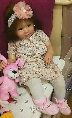 REBORN BABY DOLL GIRL TODDLER Bonnie