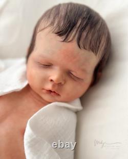 REBORN BABY DOLL Luisa by Olga Auyer Newborn Rooted Hair COA Artist Made