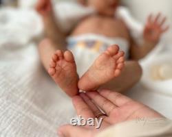 REBORN BABY DOLL Luisa by Olga Auyer Newborn Rooted Hair COA Artist Made