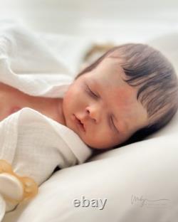 REBORN BABY DOLL Luisa by Olga Auyer Newborn Rooted Hair COA Artist Made