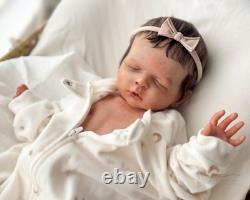 REBORN BABY DOLL Luisa by Olga Auyer Newborn Rooted Hair COA Artist Made