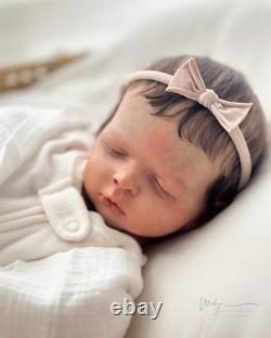 REBORN BABY DOLL Luisa by Olga Auyer Newborn Rooted Hair COA Artist Made
