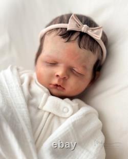 REBORN BABY DOLL Luisa by Olga Auyer Newborn Rooted Hair COA Artist Made
