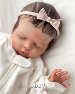 REBORN BABY DOLL Luisa by Olga Auyer Newborn Rooted Hair COA Artist Made