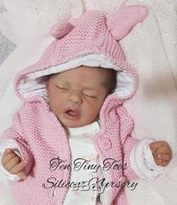 REDUCDED Love bug full silicone by Sylvia manning wet/drink not reborn doll