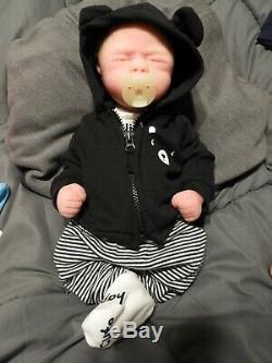 REDUCED Full Body Silicone Baby Boy Milo by Nekketa Brown