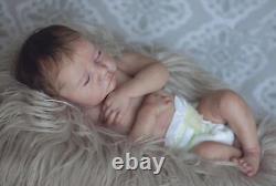 RXDOLL Realistic Reborn Baby Dolls Girl Vinyl Silicone Full Body 19 Inch Slee