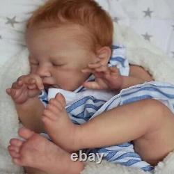 RXDOLL Sleeping Newborn Baby Dolls Realistic Reborn Baby Dolls Girl 19 Inch R