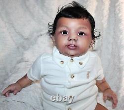 Randee's Reborn Newborn Baby Boy Abigail Ross Aa Ethnic Biracial Doll Art Sole