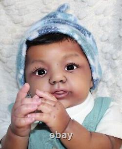 Randee's Reborn Newborn Baby Boy Abigail Ross Aa Ethnic Biracial Doll Art Sole