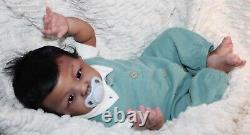 Randee's Reborn Newborn Baby Boy Abigail Ross Aa Ethnic Biracial Doll Art Sole