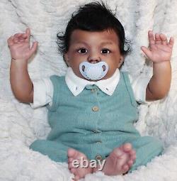 Randee's Reborn Newborn Baby Boy Abigail Ross Aa Ethnic Biracial Doll Art Sole
