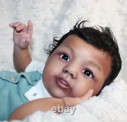 Randee's Reborn Newborn Baby Boy Abigail Ross Aa Ethnic Biracial Doll Art Sole