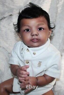 Randee's Reborn Newborn Baby Boy Abigail Ross Aa Ethnic Biracial Doll Art Sole