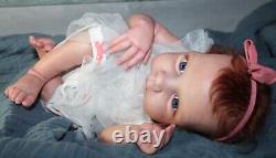 Randee's Reborn Sweet Newborn Baby Girl Miley Brace Red Head Doll Art Sole