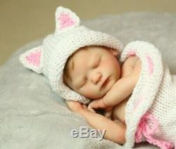 Ready To Ship Full Body Silicone Baby Girl Doll Cirrus COA artist Proof