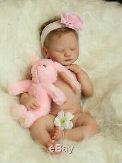 Ready To Ship Full Body Silicone Baby Girl Doll Cirrus COA artist Proof