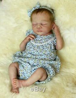 Ready To Ship High End An Huang Full Body Silicone Baby Girl Doll Aubrey