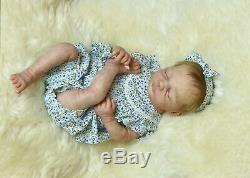 Ready To Ship High End An Huang Full Body Silicone Baby Girl Doll Aubrey