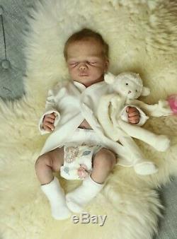 Ready To Ship High End An Huang Full Body Silicone Baby Girl Doll Aubrey