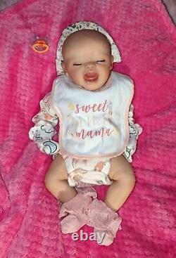 Ready To Ship Reborn Baby Girl Doll 19 vinyl Reborn Doll life like Doll