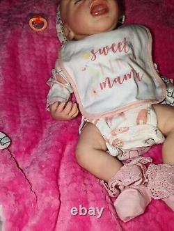 Ready To Ship Reborn Baby Girl Doll 19 vinyl Reborn Doll life like Doll