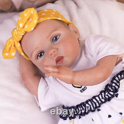 Real Alive Lifelike Reborn Baby Dolls Vinyl Silicone Girl Doll Realistic Newborn